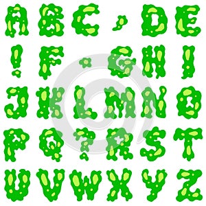 Snot or Germ Gross Slimy ABC Alphabet Lettering