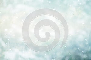 Snow abstract background