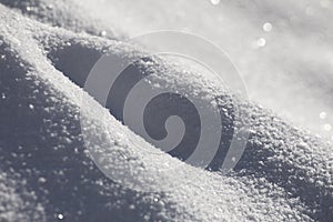 Snow abstract background