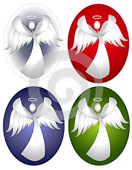 Snow Angel Oval Designs