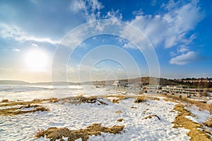 Snow in Mount ASO - Kusasenri