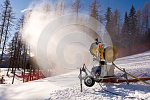 Snow blowing machines