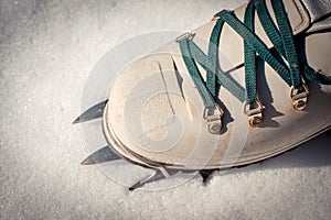 Snow boot with crampons