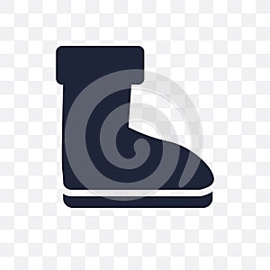 Snow Boot transparent icon. Snow Boot symbol design from Winter