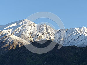 Snow on Brow Peak, Arrowtown, New Zealand