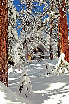 Snow cabin