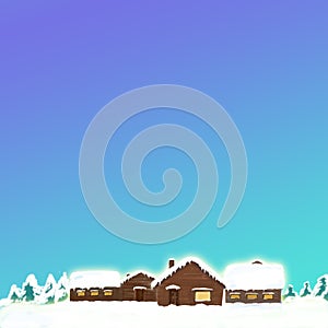 Snow cabins