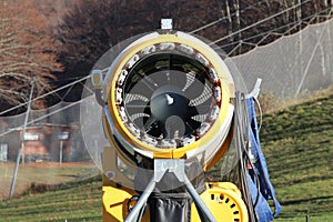 Snow cannon, equipment for ski resorts