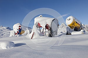 Snow Cannons for making snow