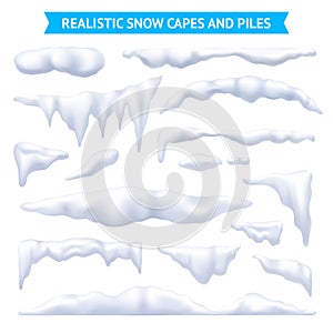 Snow Capes And Piles Set