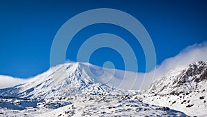 Snow-capped Mount Doom