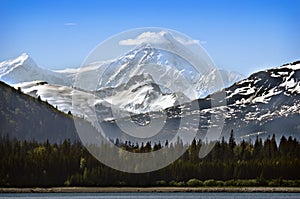 Snow Capped Mountain Alaska