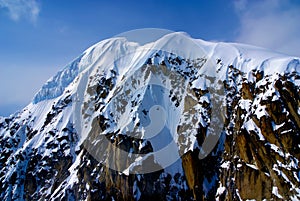 Snow Capped Mountain in Denali Park