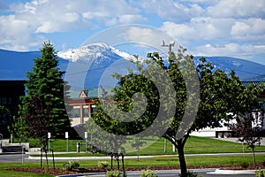 Snow-Capped Mountain in Missoula MT photo