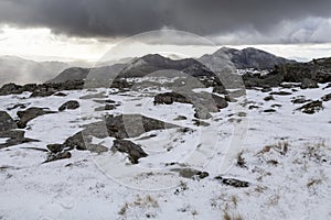 Snow Capped Snowdon View