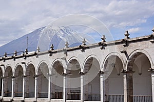 Snow Capped Volcano Misti Arequipa