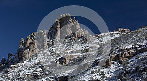 Snow on Catalina Mountains