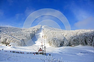 Snow Center at Pisoderi, Florina, Greece