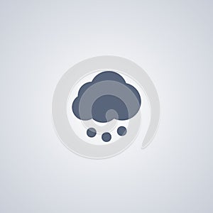 Snow, Cloud, vector best flat icon