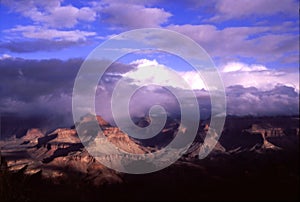 Snow Clouds at Grand Canyon