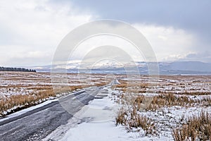 Snow Clouds Over the Moors photo
