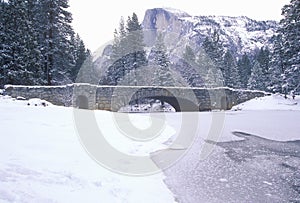 Snow Covered Bridge