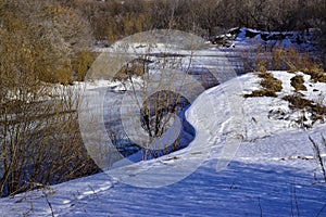 On the banks of the spring river