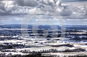 Snow Covered Farmland