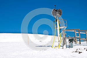 Snow covered field