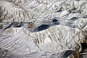 Snow covered Hindu Kush mountains