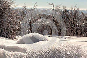 A snow covered landscape Czech Republic - Pustevny, Beskydy, Radegast, Radhost