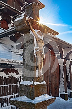 A snow covered landscape Czech Republic - Pustevny, Beskydy, Radegast, Radhost