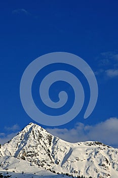 Snow covered mountains