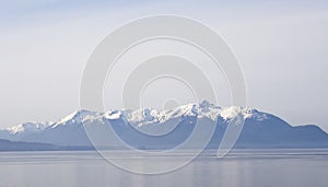 Snow Covered Peaks near Juneau