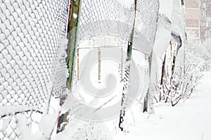 Snow-covered Rabitz grid