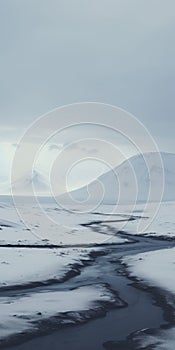 Snow Covered River In Iceland: A Stunning Visual Journey