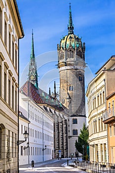 Snow Street All Saints Castle Church Schlosskirche Wittenberg Ge photo