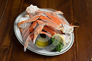 Snow Crab leg dinner