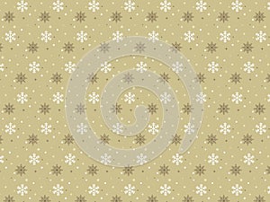 Snow crystal pattern background