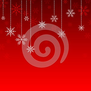 Snow crystals background