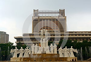 Snow Dance Monument, Pyongyang, North-Korea