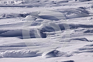 Snow drifts photo