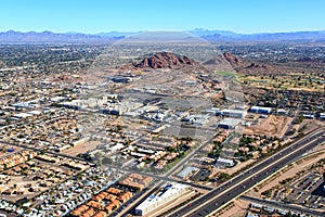 Snow dusted Four Peaks