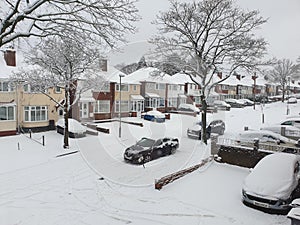 Snow in England snowing in uk winter