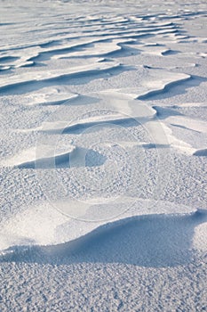 Snow erosion