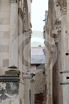 Snow in Split, Croatia