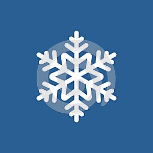 Snow flake icon, snow sign, symbol of winter, frozen, Christmas, New Year, vector, illustration