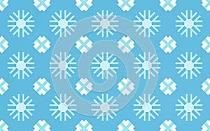 Snow flake pattern background