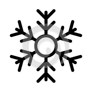 Snow flake icon photo