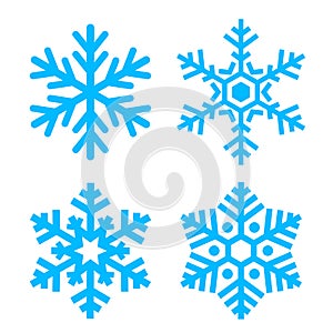 Snow flake vector icon